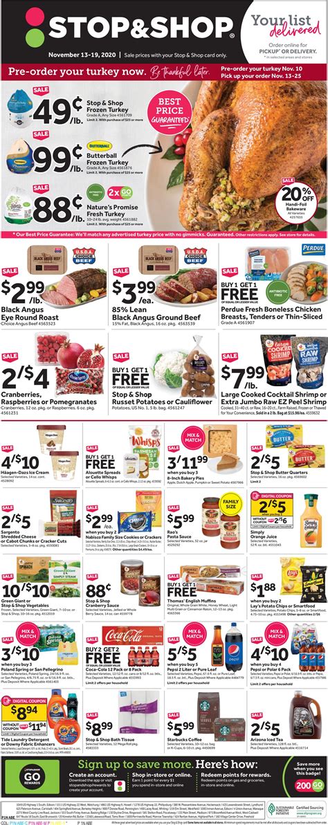 Stop And Shop Current Weekly Ad 1113 11192020 Frequent