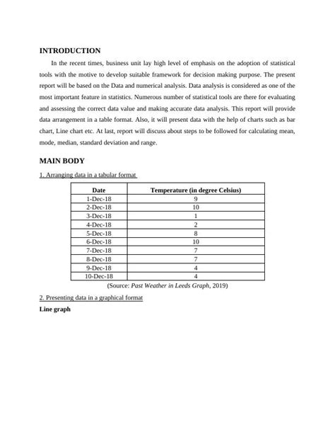 Numeracy And Data Analysis A Survey