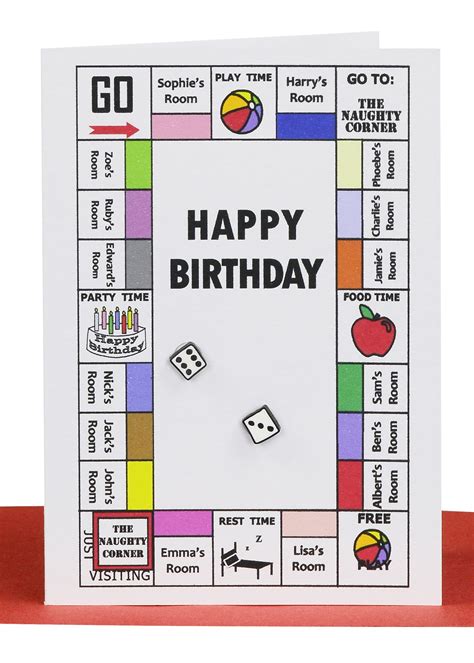 Happy Birthday Gift Card Board Game | Lils Online Wholesale Cards