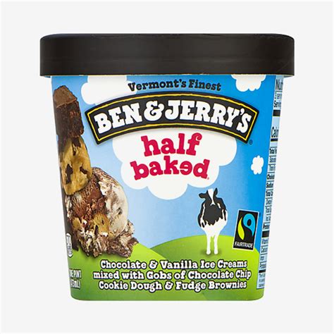 Ben And Jerrys Ice Cream Half Baked