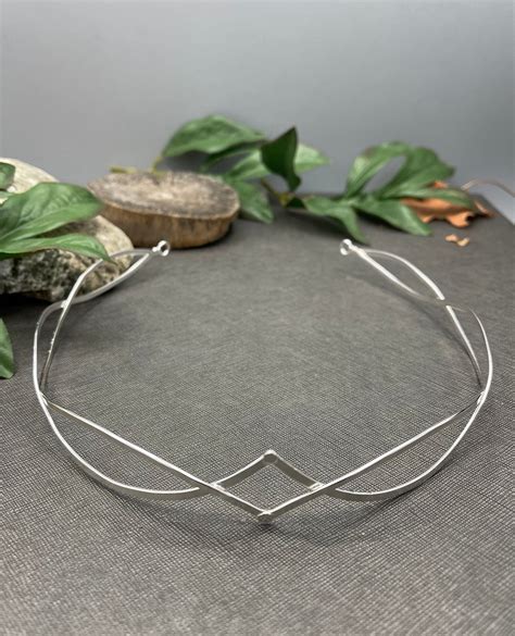 Unisex Wedding Circlet, Men Circlet, Boho Handmade Unisex Sterling ...