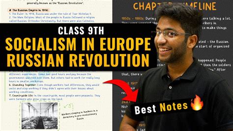 Socialism In Europe Russian Revolution Notes Class History