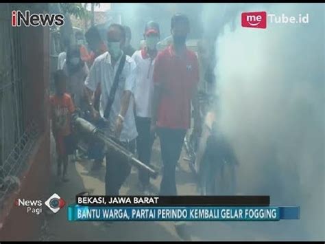 Partai Perindo Gelar Fogging Gratis Di Kampung Teluk Angsa Kota Bekasi