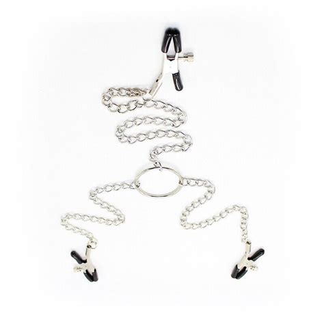Nipple Clamps With Chain Breast Clip Clamp Bdsm Bondage Metal Sex Toys For Women EBay