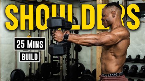 25 Minutes Dumbbell 3D Delts Shoulders Workout Build Muscle 9 YouTube