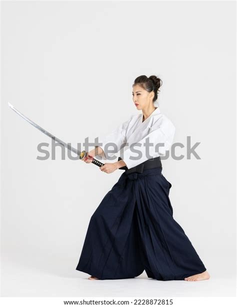 Aikido Master Woman Traditional Samurai Hakama Stock Photo 2228872815 | Shutterstock