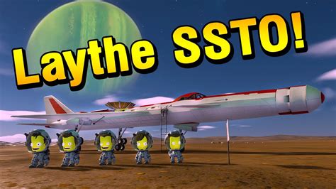 Ksp Building And Flying A Laythe Ssto Youtube