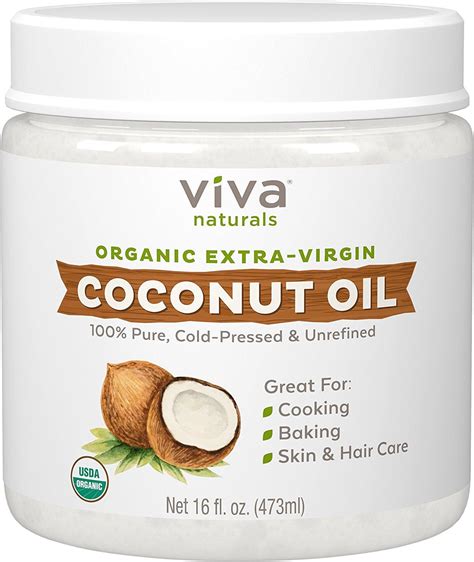 Viva Naturals Organic Extra Virgin Coconut Oil 16 Ounce