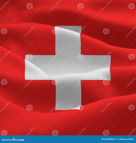 Switzerland Flag Design 2 Stock Illustration Illustration Of