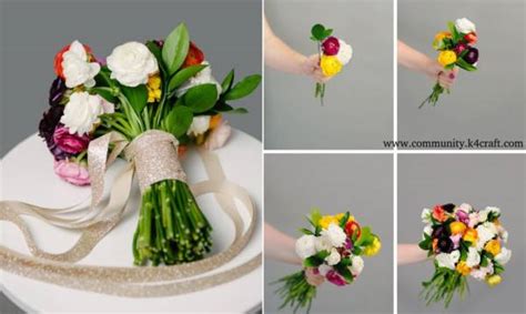 How to Make a DIY Wedding Bouquet (Tutorial) - K4 Craft Community