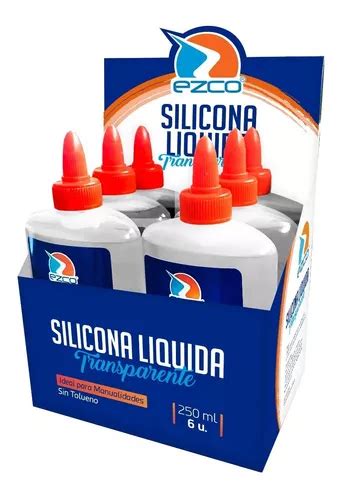 Silicona Liquida Transparente Adhesiva Ezco X Ml