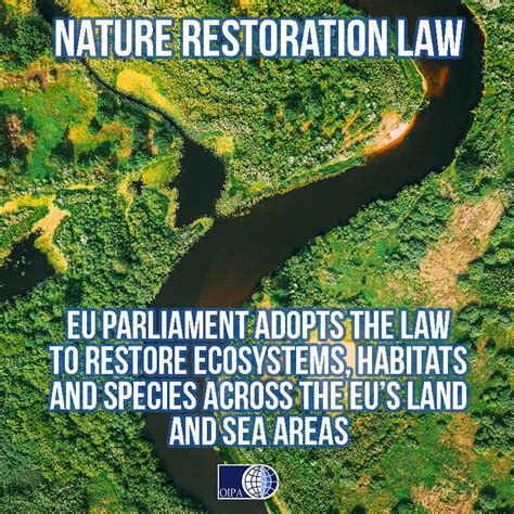 Restore Nature European Parliament Adopts The Nature Restoration Law