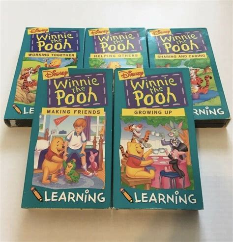 Disney Winnie The Pooh Vhs Learning Helping Growing Friends Hot Sex