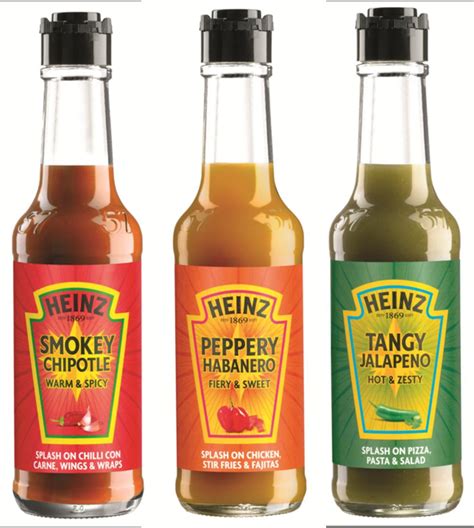 New Look For Heinz Hot Sauce Range