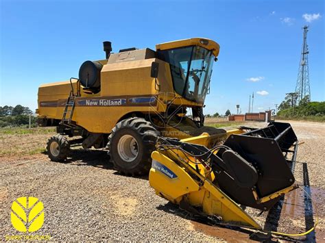 Colheitadeira New Holland Tc5070 Sojeira Ano 2014 C Pl 20 Flex 659939