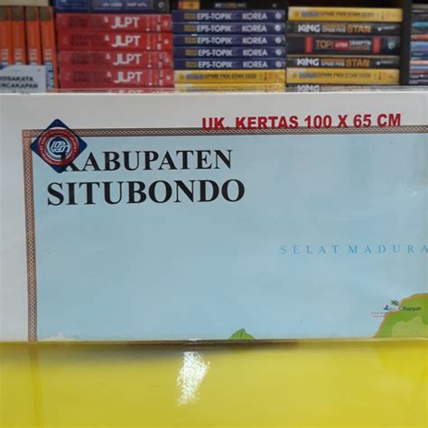 Jual PETA KABUPATEN SITUBONDO Lipat Kota Bandung MENARA MEDIA