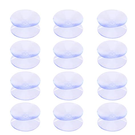 12 Pcs Horizontal Surface Cushioning Suction Cups Glass Anti Slip Mat