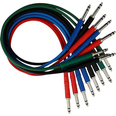 Rapco Horizon Stagemaster Trs Tt Patch Cable 8 Pack 15 Ft Guitar Center