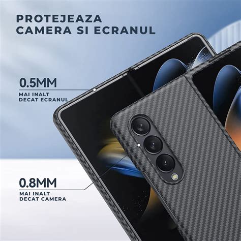 Husa Din Fibra De Aramida Pentru Samsung Z Fold 4 PremiumCell