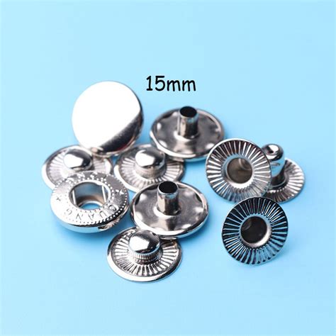 Sets Of Mm Metal Sew On Snap Buttons Snap Fastener Press Stud