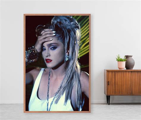 Madonna Poster 80s 90s Retro Vintage Repro Photo Poster Etsy