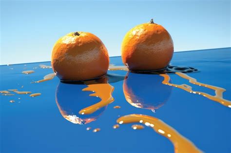 Un Mont N De Naranjas Cuelgan De Un Rbol Con Gotas De Agua Sobre Ellas