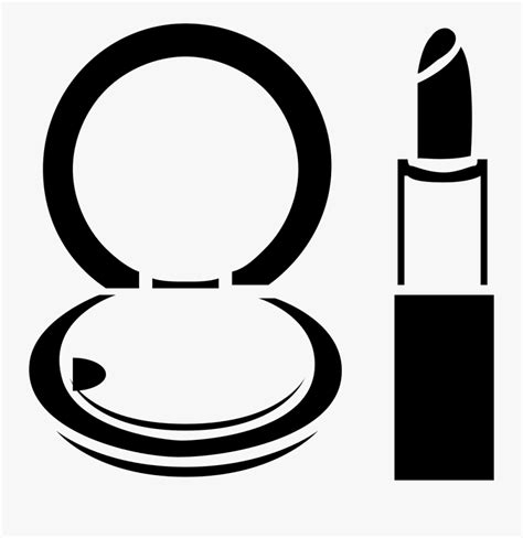 Makeup Black And White , Free Transparent Clipart - ClipartKey