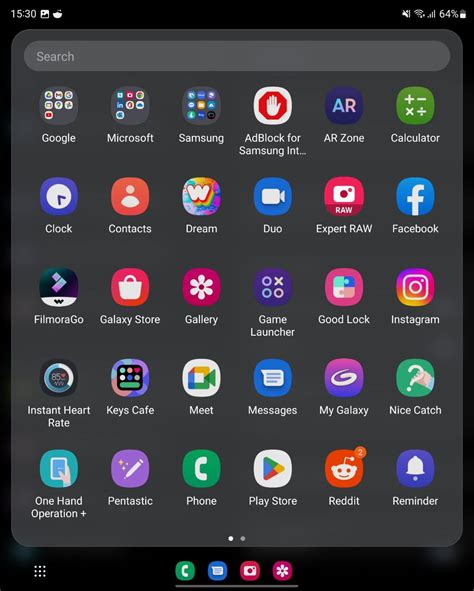 Check Out Samsung Galaxy Z Fold Taskbar With One Ui Interface