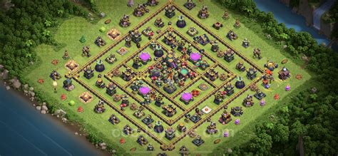 Melhor Layout De Defesa CV14 Link COC Clash Of Clans 2023