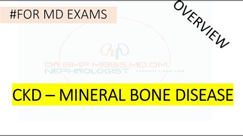 Ckd Mineral Bone Disease Ckd Mbd Overview Md Topics Video