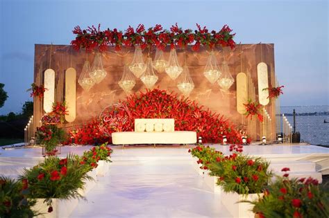 Wedding Stage | Wedding stage, Reception backdrop, Stage decorations