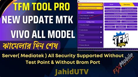 Vivo All Model MTK All Security Supported Without Test Point