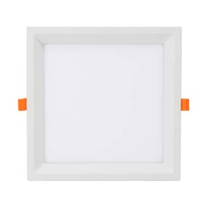 Painel De Led Quadrado Embutir Recuado 18w Bivolt Taschibra 3000k