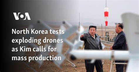 North Korea Tests Exploding Drones As Kim Calls For Mass Production