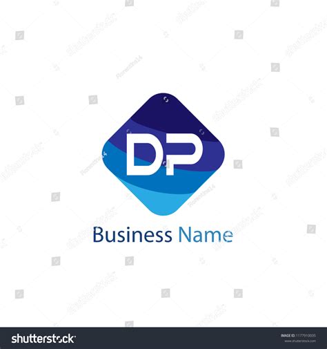 Initial Letter Dp Logo Template Design Royalty Free Stock Vector 1177910035