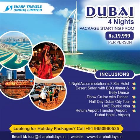 Special Dubai Tour Package Nights Days Holiday Tours Tour