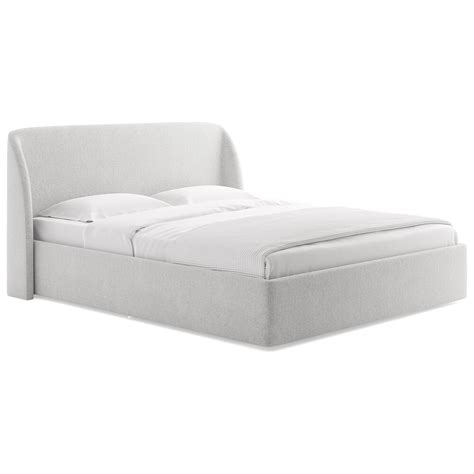 Кровать двуспальная 180х200 см рогожка льняная Nicole - купить за 54990 ...
