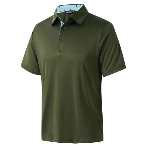 Trusmol Golf Shirts For Men Short Sleeve Dry Fit Moisture Wicking Quick