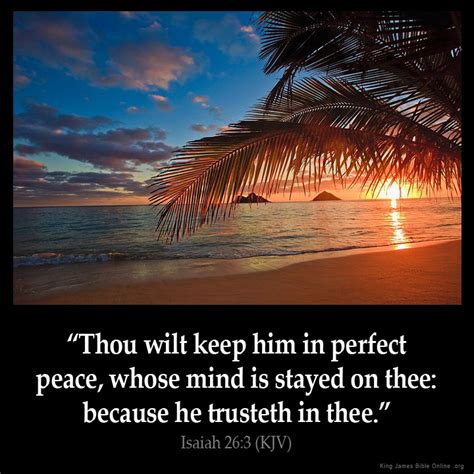 Isaiah 26:3 Inspirational Image