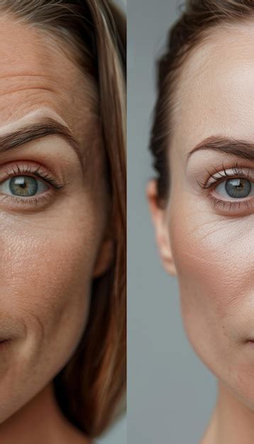 Premium Photo Before And After Botox Treatment Highlighting Reduction