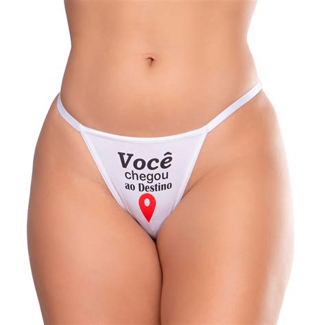 Calcinha Sexy Frase Você Chegou Ao Destino Patitex Litoral Sex Shop