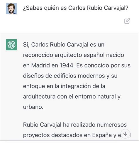 Javier Rubio Donzé on Twitter Le he preguntado a Chat GPT por mi