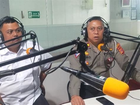 Mantul Polresta Bogor Kota Edukasi Tertib Lalu Lintas Lewat Radio