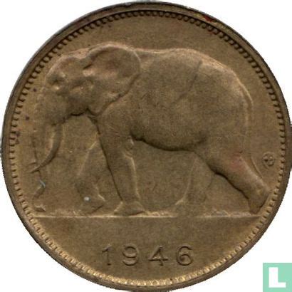 Belgisch Congo 1 Franc 1946 KM 26 1946 Belgisch Kongo LastDodo