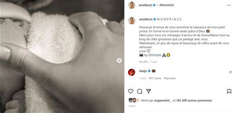 Amel Bent maman la chanteuse partage une première photo adorable de