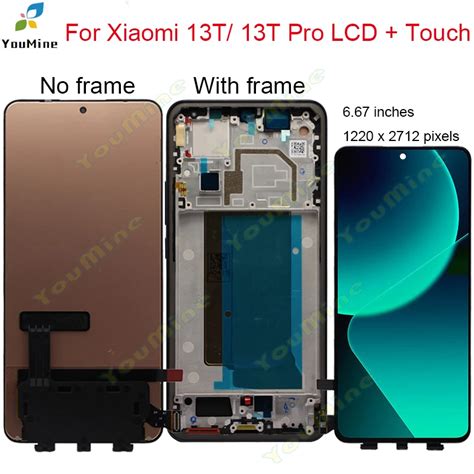 Original Amoled For Xiaomi T Lcd Display Touch Panel Screen