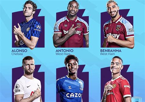 2021 22 Premier League August Player Of The Month Award Nominees [full