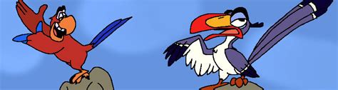 Iago hanging with zazu by Mojo1985 on DeviantArt