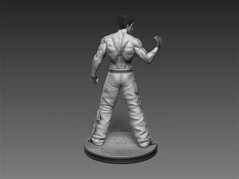 Kazuya Mishima Tekken Fan Art Statue D Printable D Model D Printable