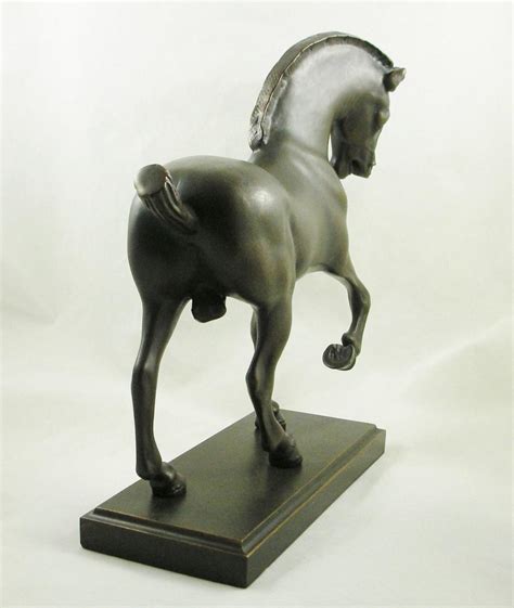 Classical Leonardo da Vinci Horse Figure Bronzed Figurine Statue ...